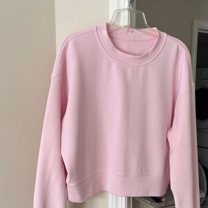 lululemon athletica Pink Crew Neck Sweater